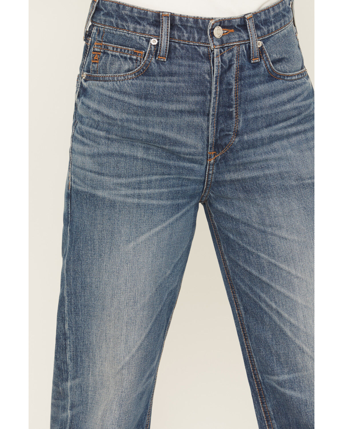 Ariat Women's R.E.A.L. Dark Wash Ultra High Rise Tomboy Relaxed Straight Denim Jeans