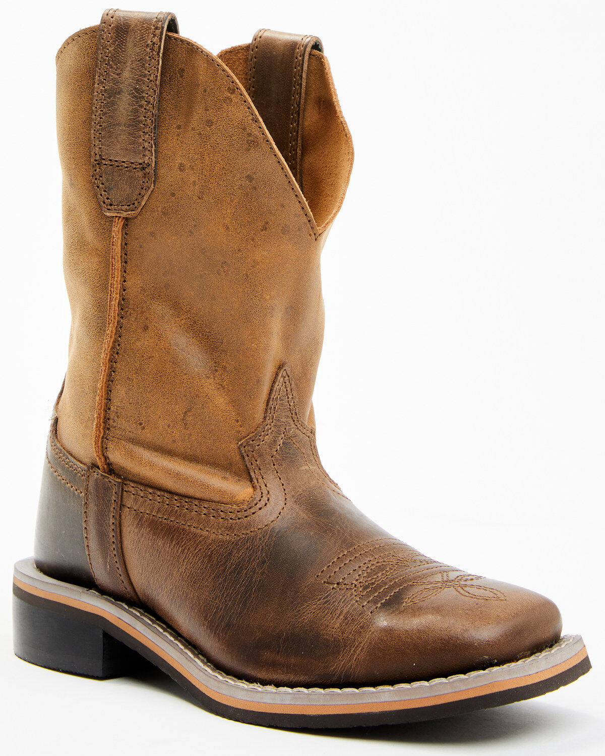Smoky Mountain Boys' Waylon Western Boots - Broad Square Toe