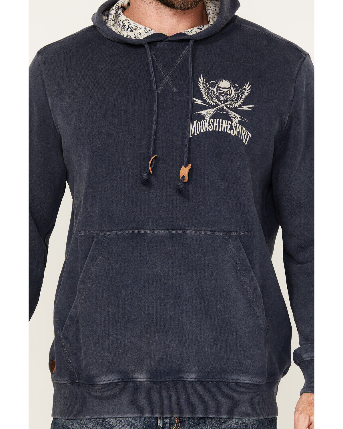 Moonshine Spirit Men's Washed Away Hooded Sweatshirt