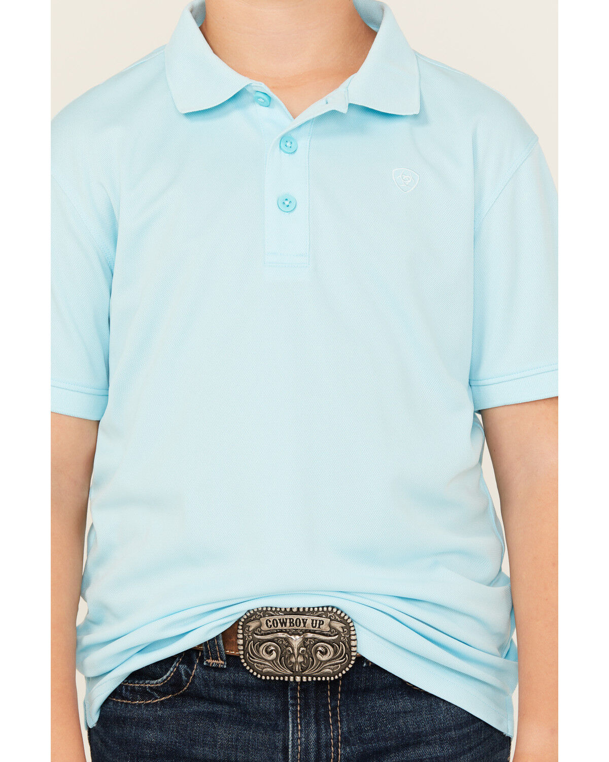 Ariat Boys' Tek Short Sleeve Polo Shirt