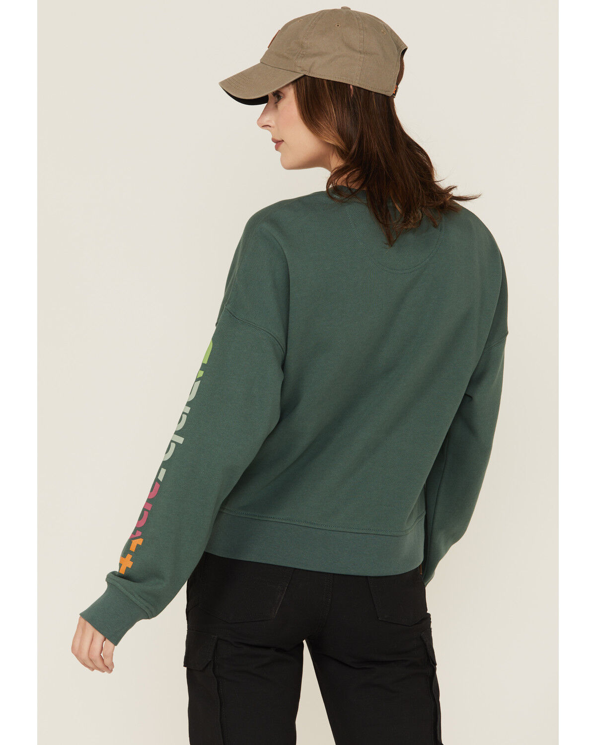 Carhartt Women's TENCEL® Fiber Series Loose Fit Long Sleeve Graphic Sweatshirt