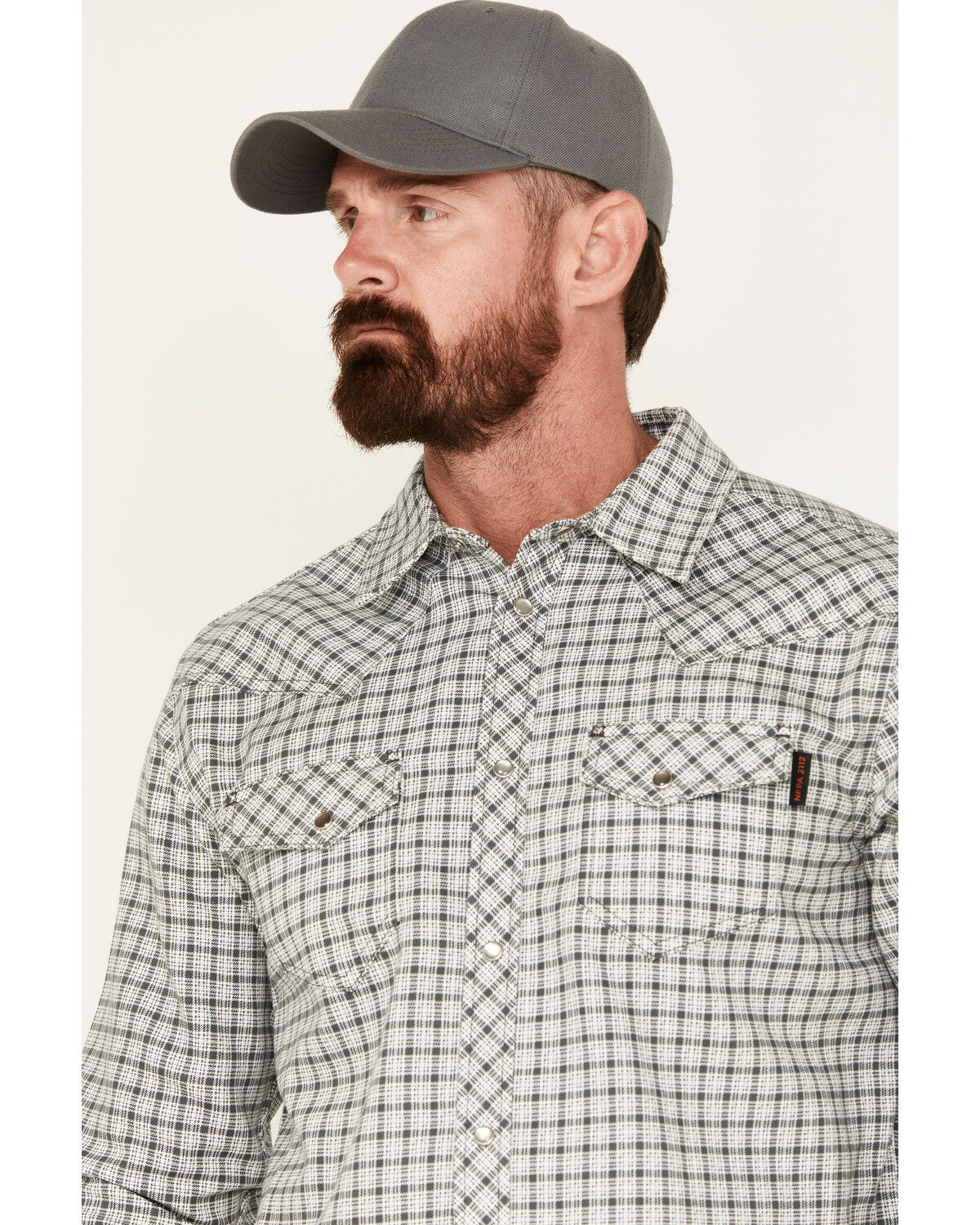 Cody James Men's FR Lightweight Logo Long Sleeve Pearl Snap Stretch Work Shirt