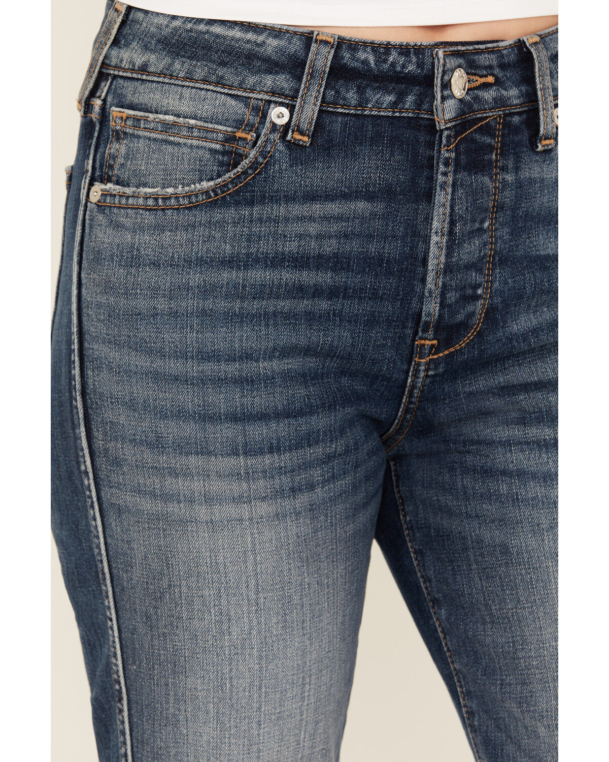 Ariat Women's Bridle Dark Wash High Rise Slim Straight Stretch Denim Jeans