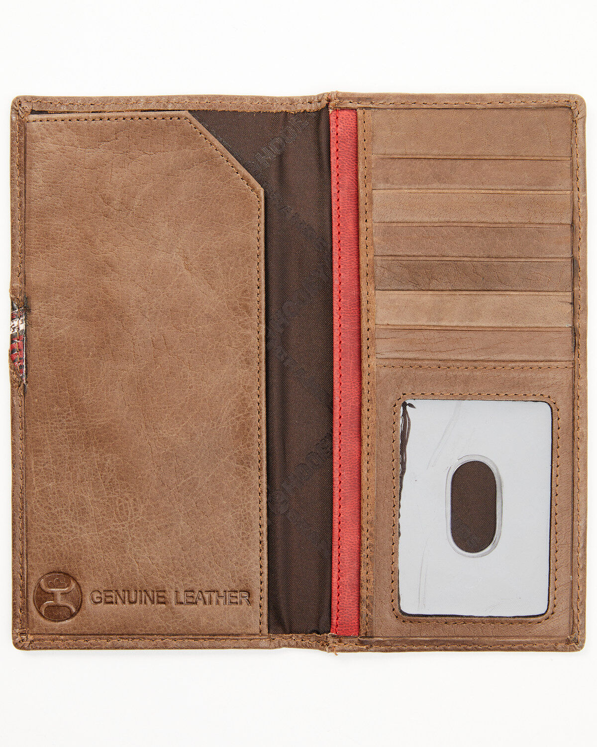 Hooey Men's Hooey Logo Laser Cut Southwestern Print Rodeo Wallet