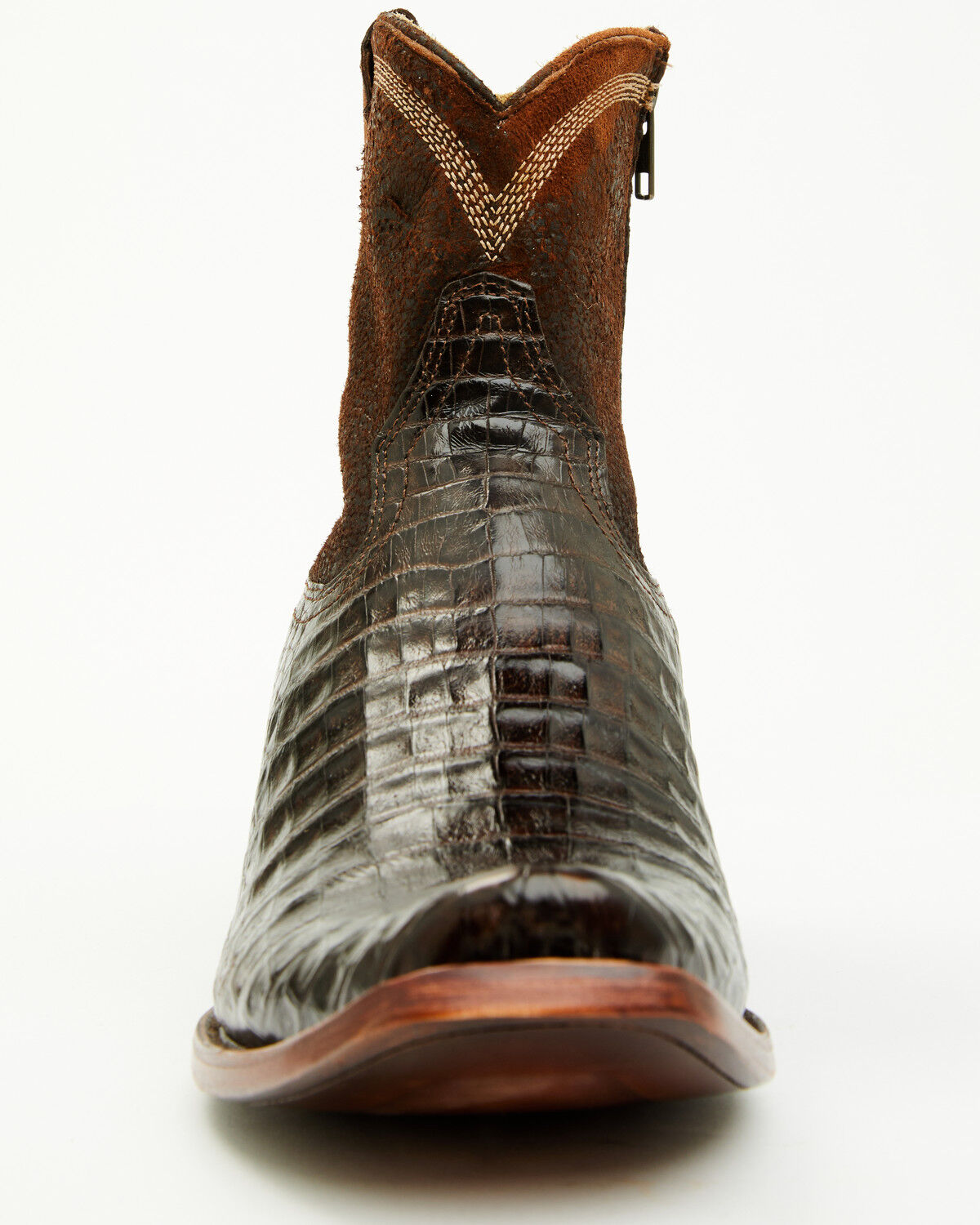 Corral Men's Exotic Caiman Western Booties - Square Toe