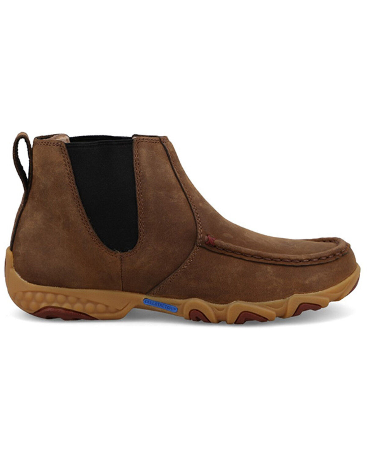 Twisted X Women's 4" Work Chelsea Driving Moc Shoes - Moc Toe