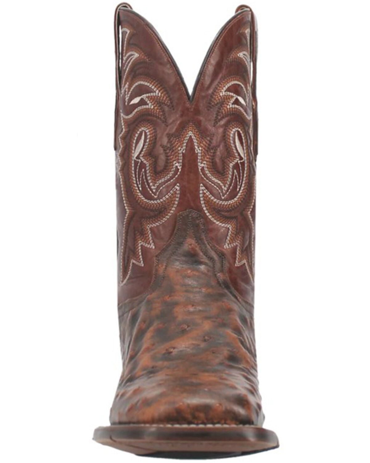 Dan Post Men's Dillinger Full Quill Ostrich Western Boots - Broad Square Toe