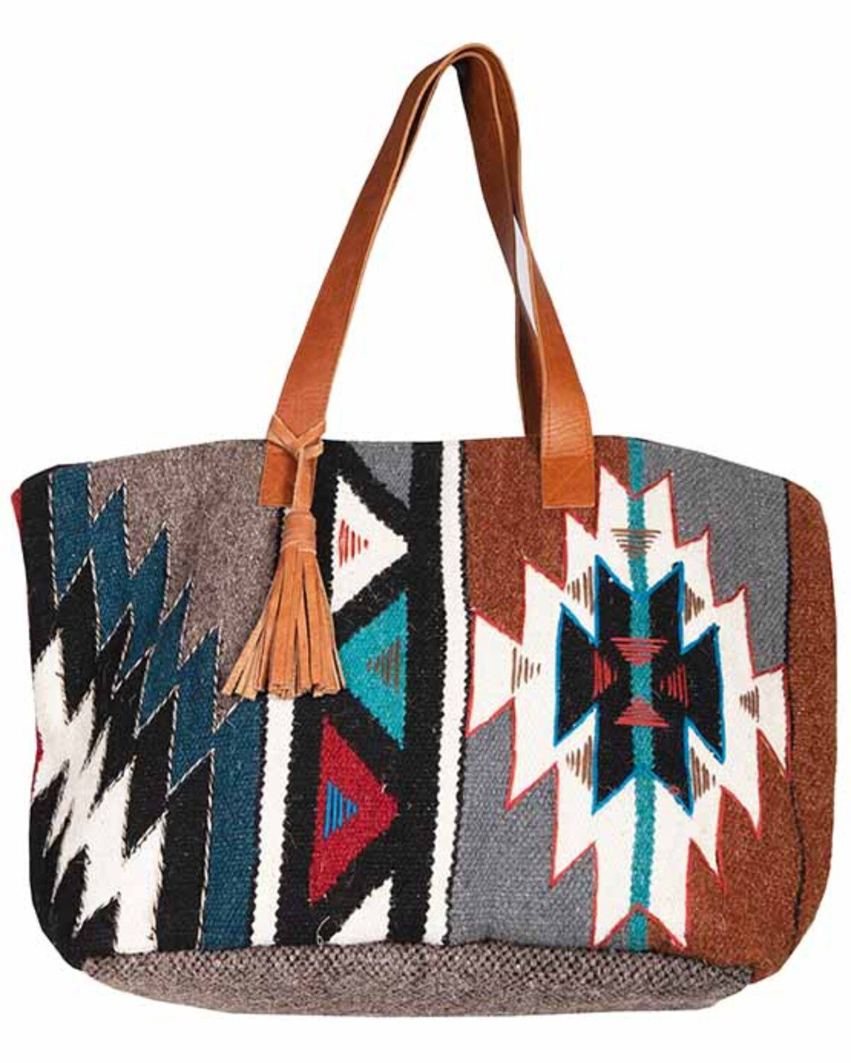 Scully Women's Woven Southwestern Print Tote