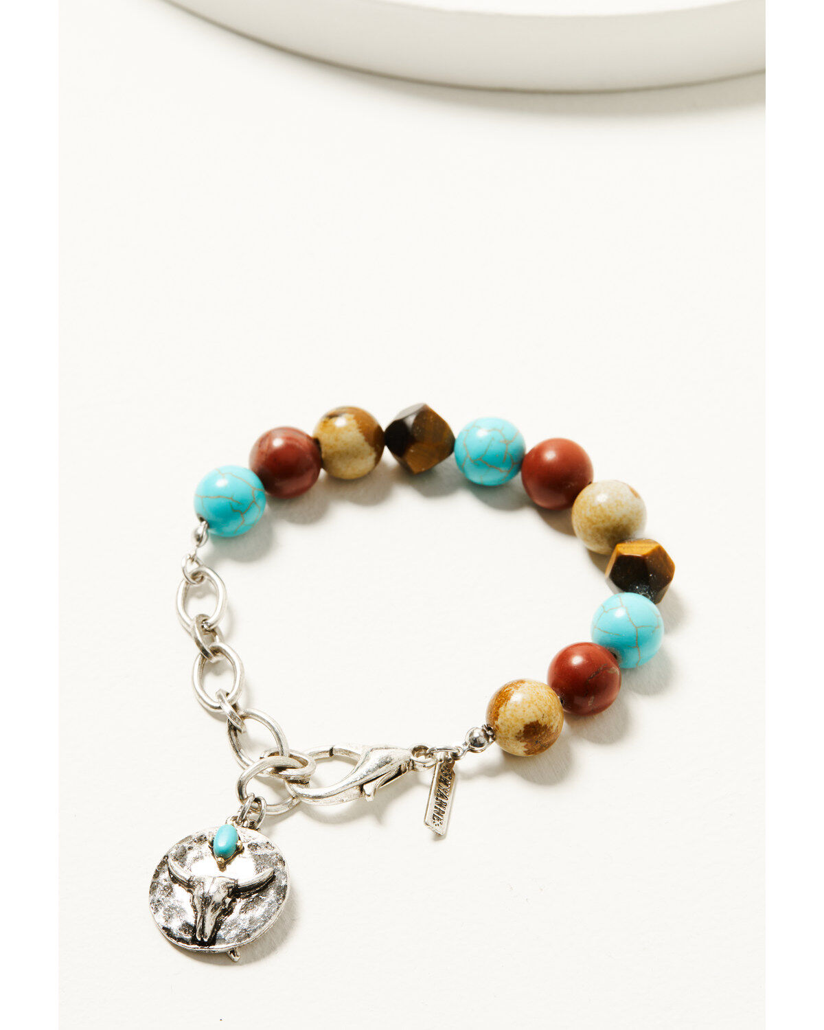 Shyanne Women's Americana Longhorn Medallion Bracelet