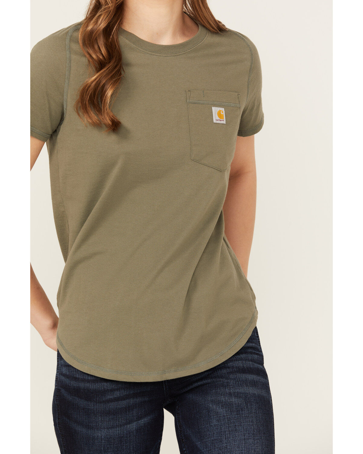 Carhartt Women's Force Relaxed Fit Midweight Short Sleeve Pocket Tee