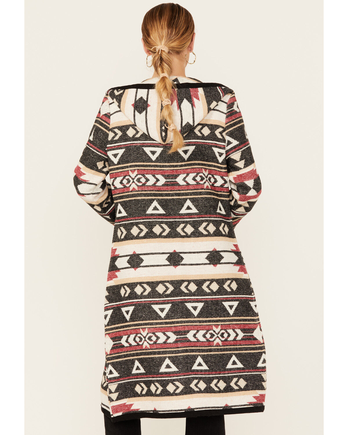 Cripple Creek Women's Southwestern Print Hooded Duster