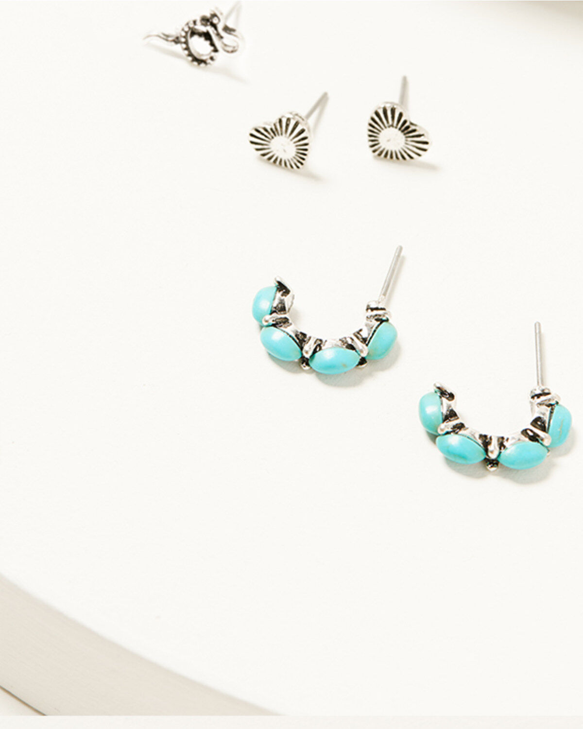 Shyanne Women's Heart Stone Earrings Set - 13 Piece