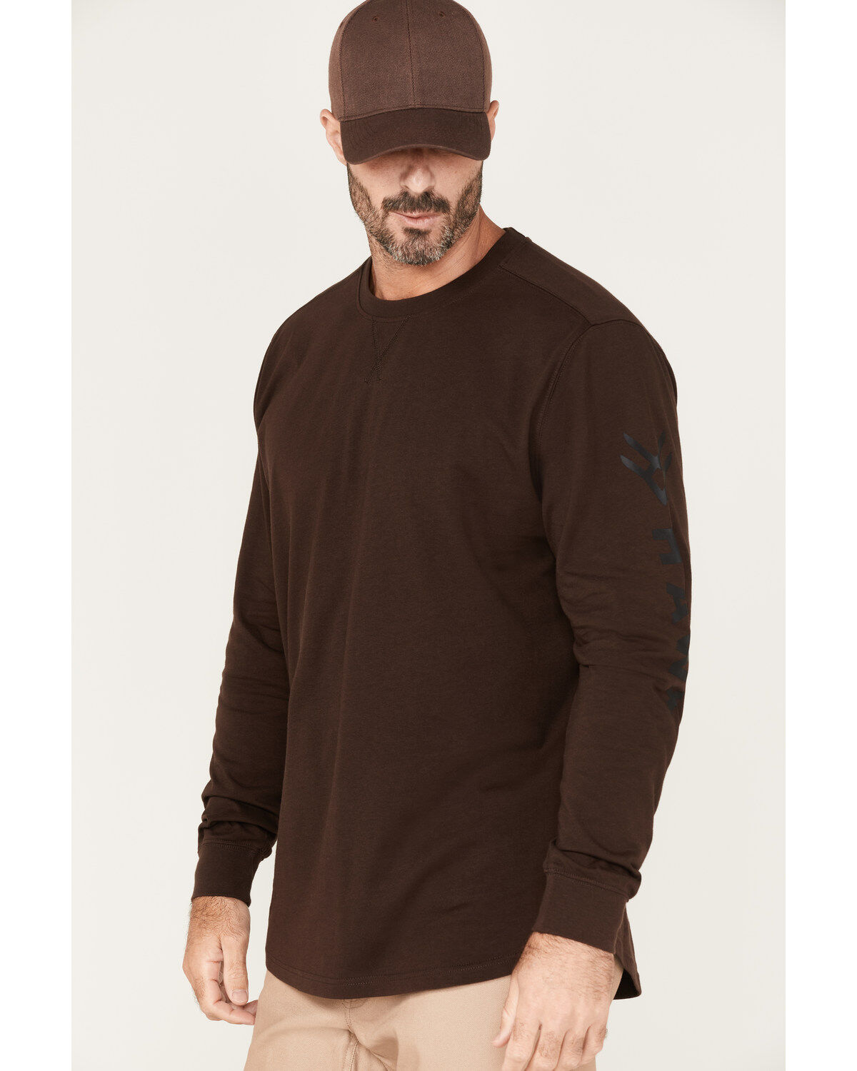 Hawx Men's Logo Graphic Work T-Shirt