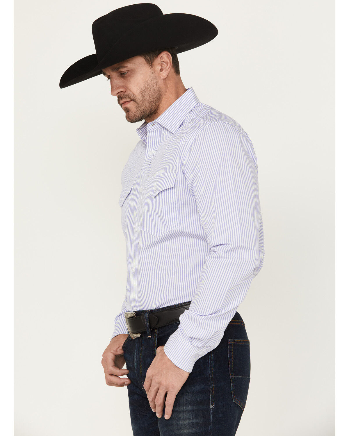 Cody James Black 1978® Men's Condor Striped Print Long Sleeve Button-Down Western Shirt