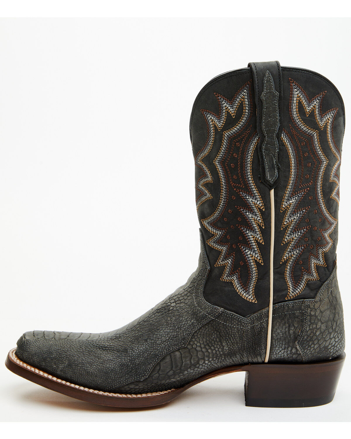 Dan Post Men's 11" Exotic Ostrich Leg Western Boots - Square Toe