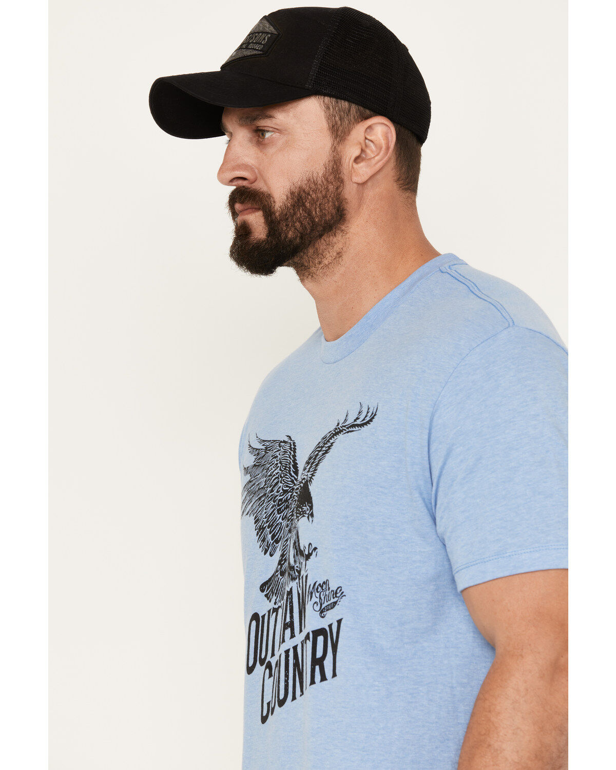 Moonshine Spirit Men's Soaring Eagle Short Sleeve Graphic T-Shirt