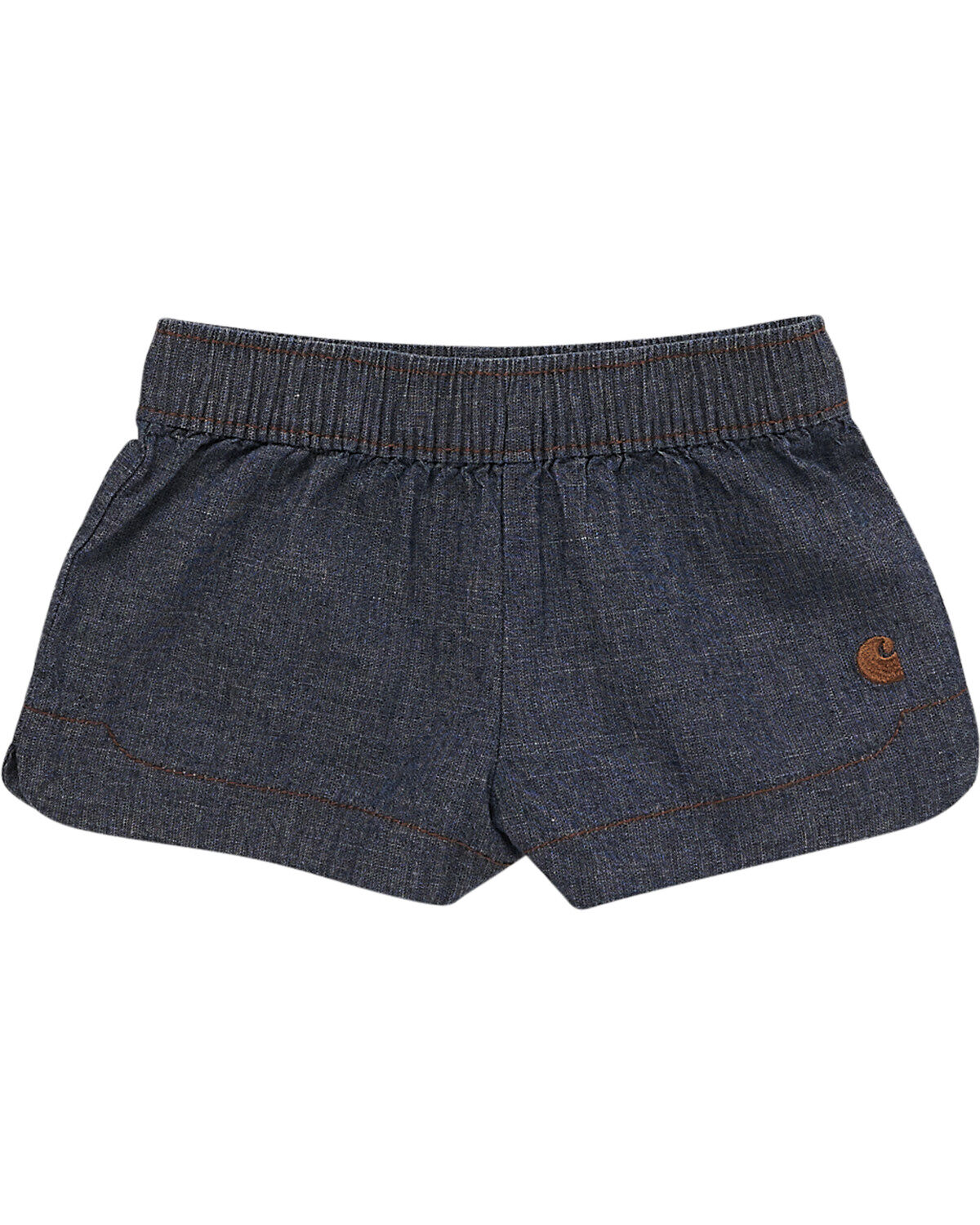 Carhartt Toddler Girls' Chambray Medium Wash Shorts