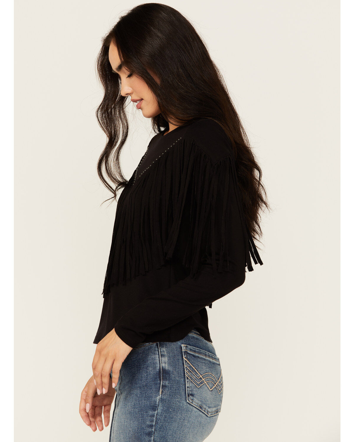 Idyllwind Women's Humble Long Sleeve Fringe Shirt