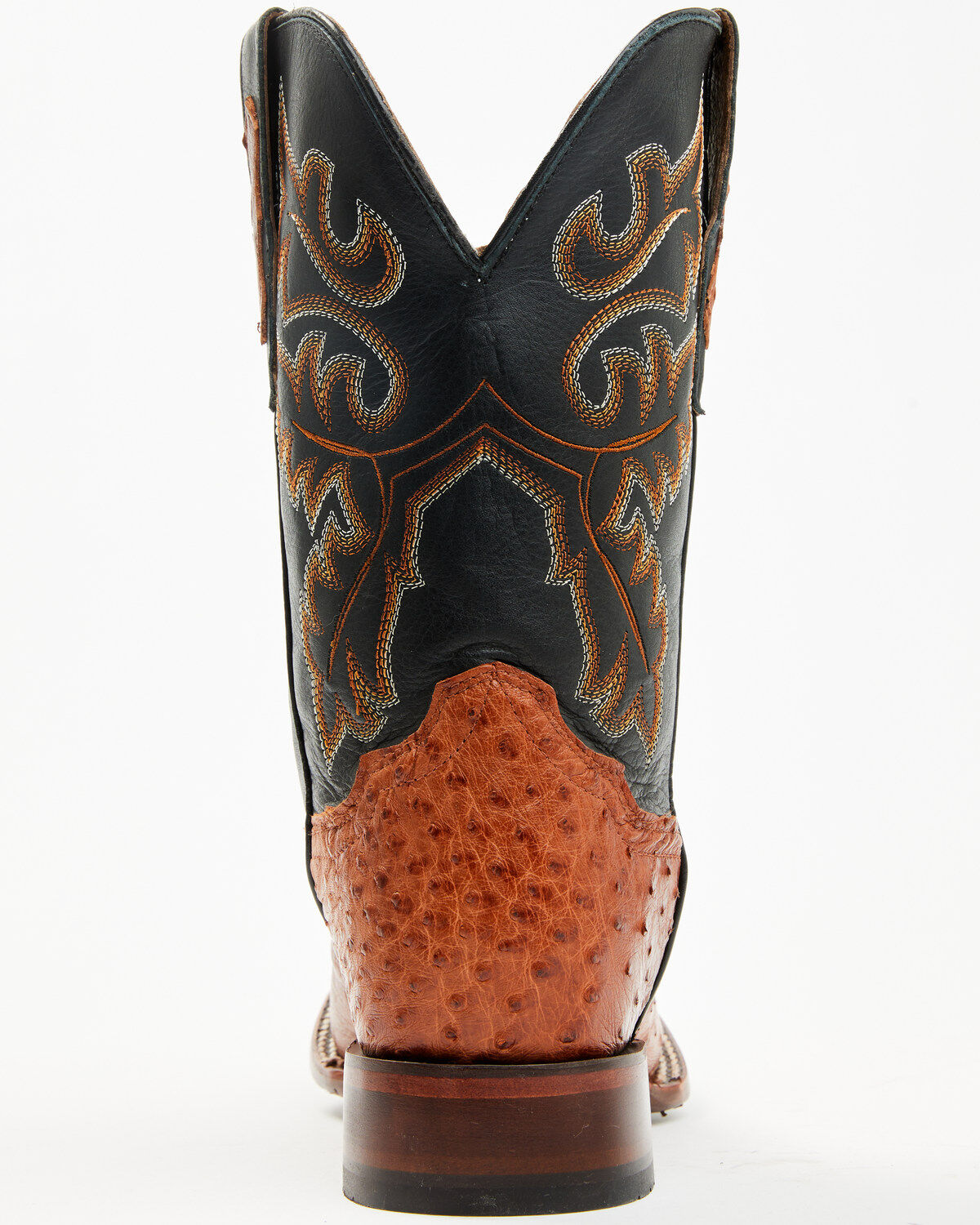 Cody James Men's Exotic Ostrich Western Boots - Broad Square Toe