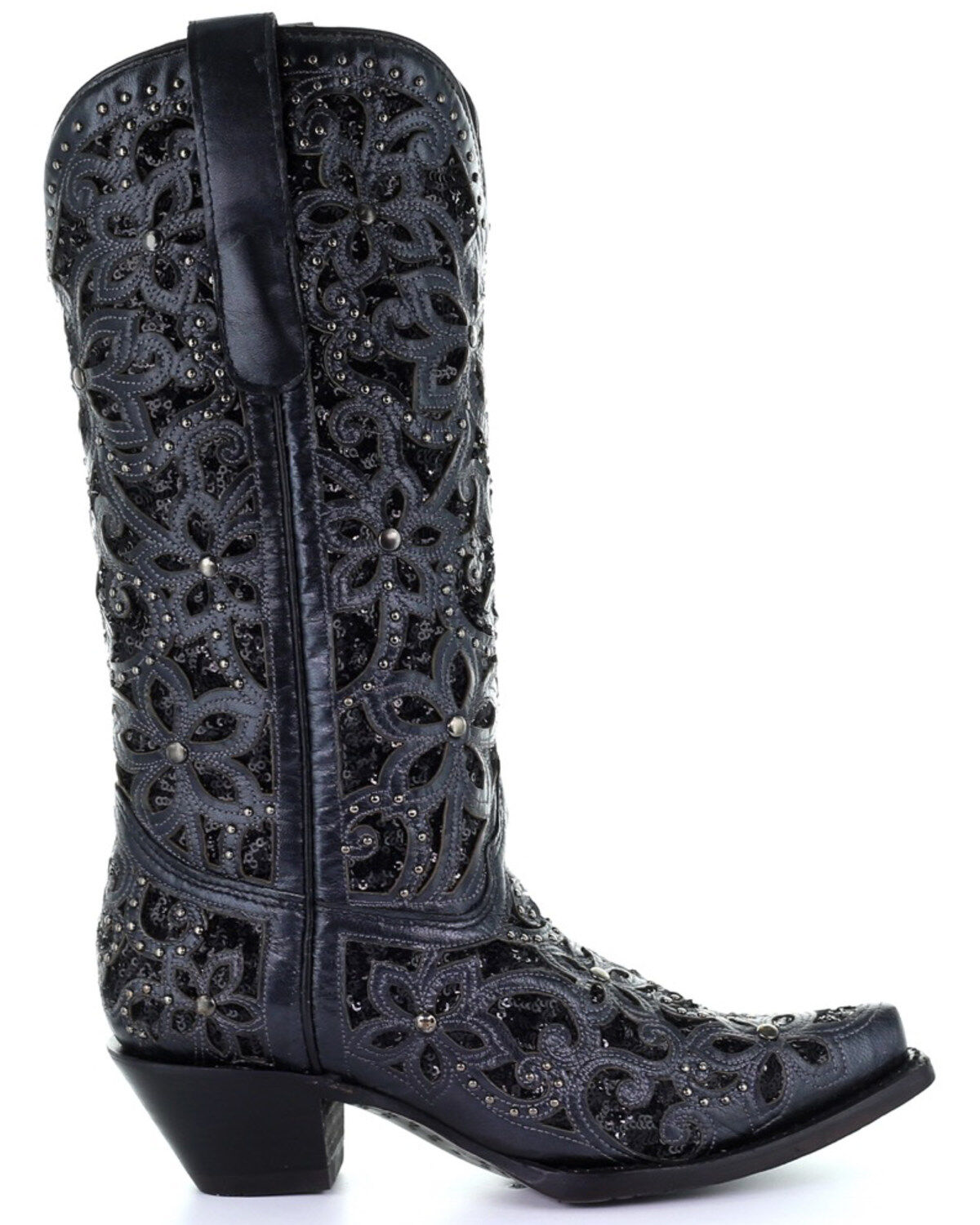 Corral Women's Inlay Embroidery Western Boots - Snip Toe