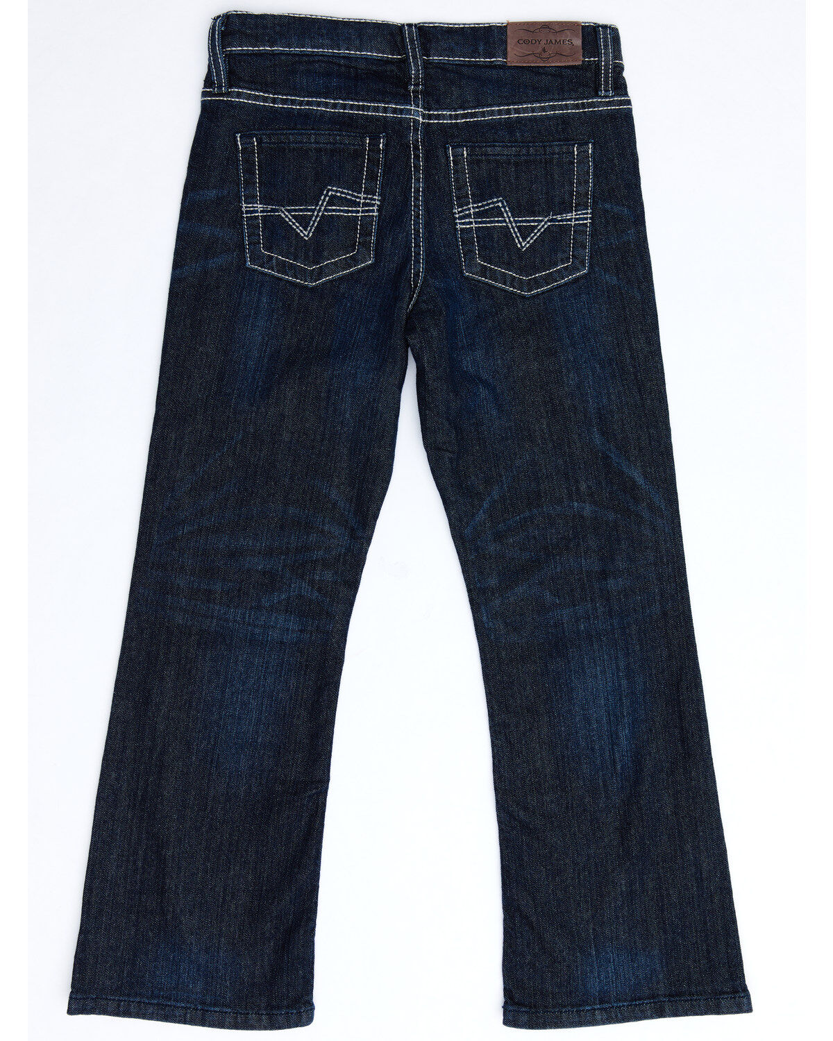 Cody James Boys' Night Hawk Medium Wash Mid Rise Stretch Relaxed Bootcut Jeans