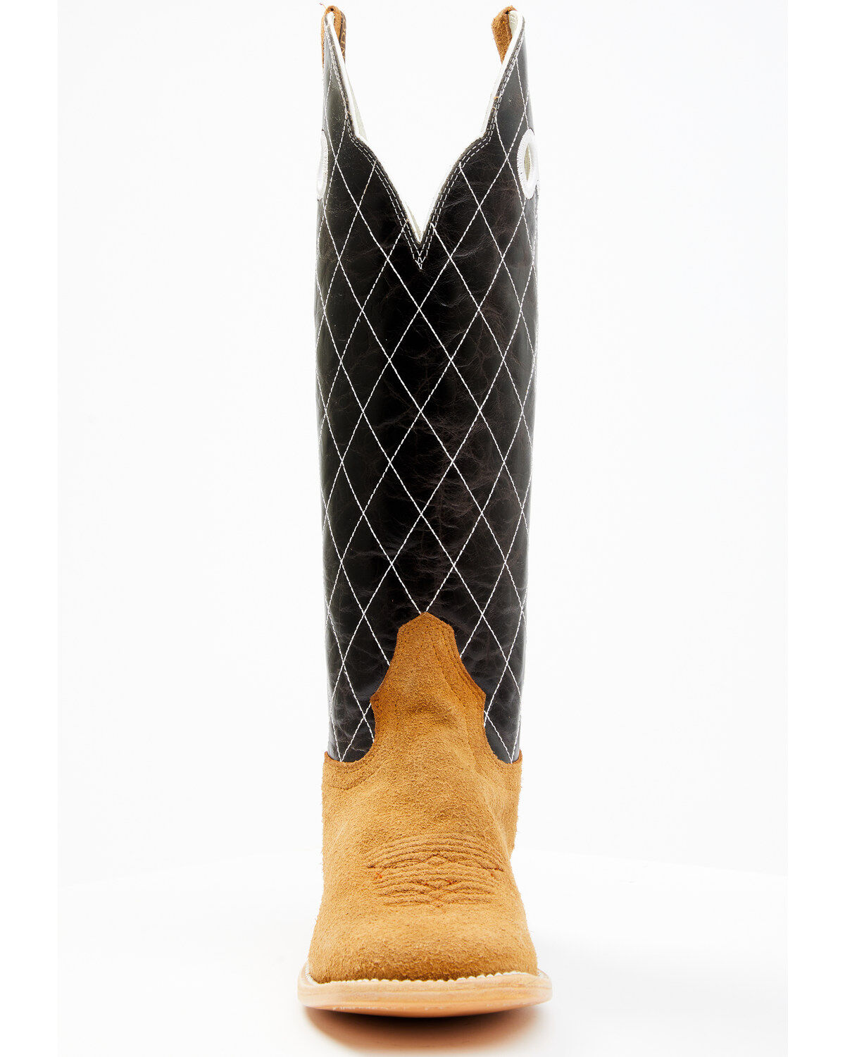 Hondo Boots Men's Roughout Western Boots - Broad Square Toe