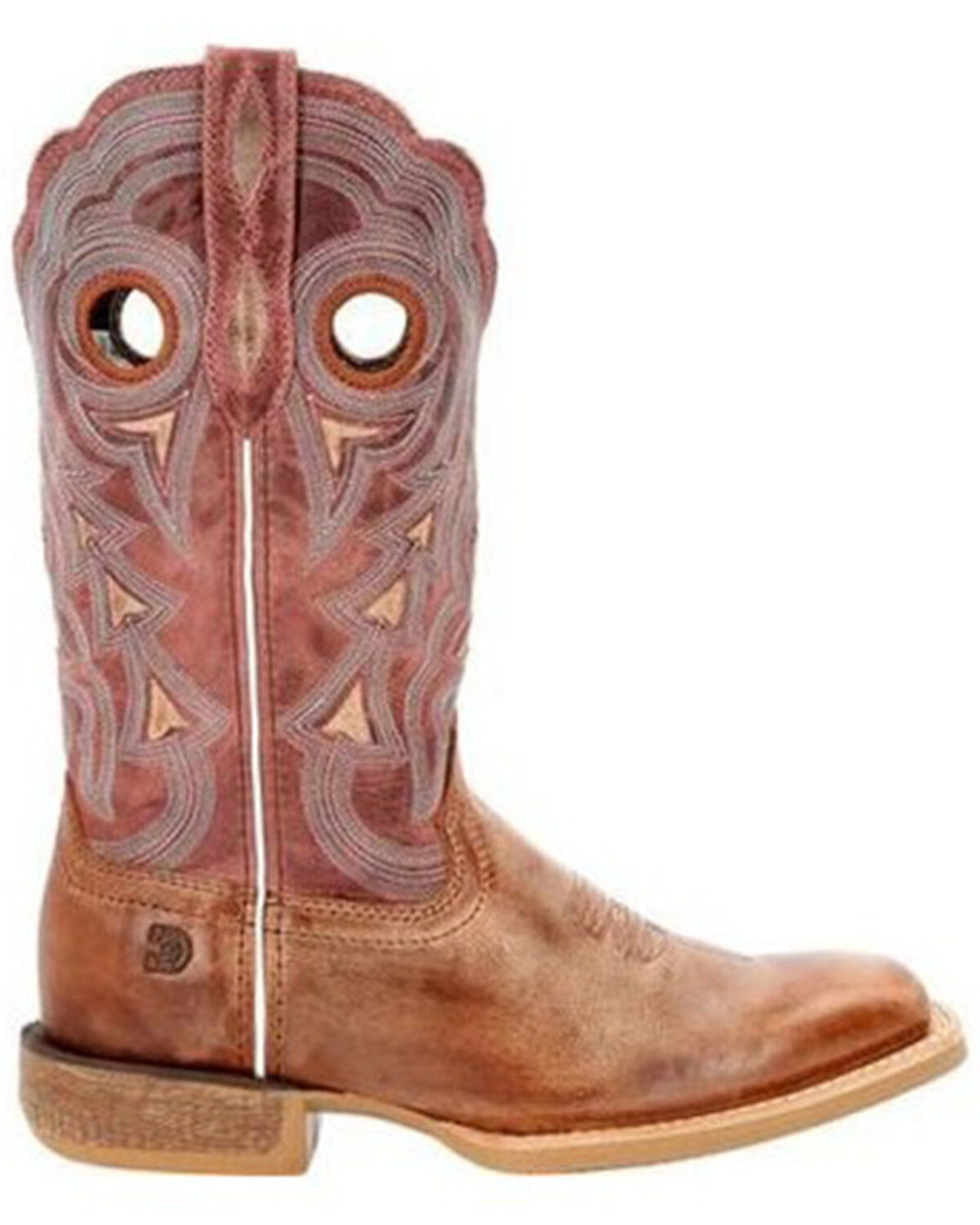 Durango Women's Red Lady Rebel Pro Western Performance Boots - Broad Square Toe