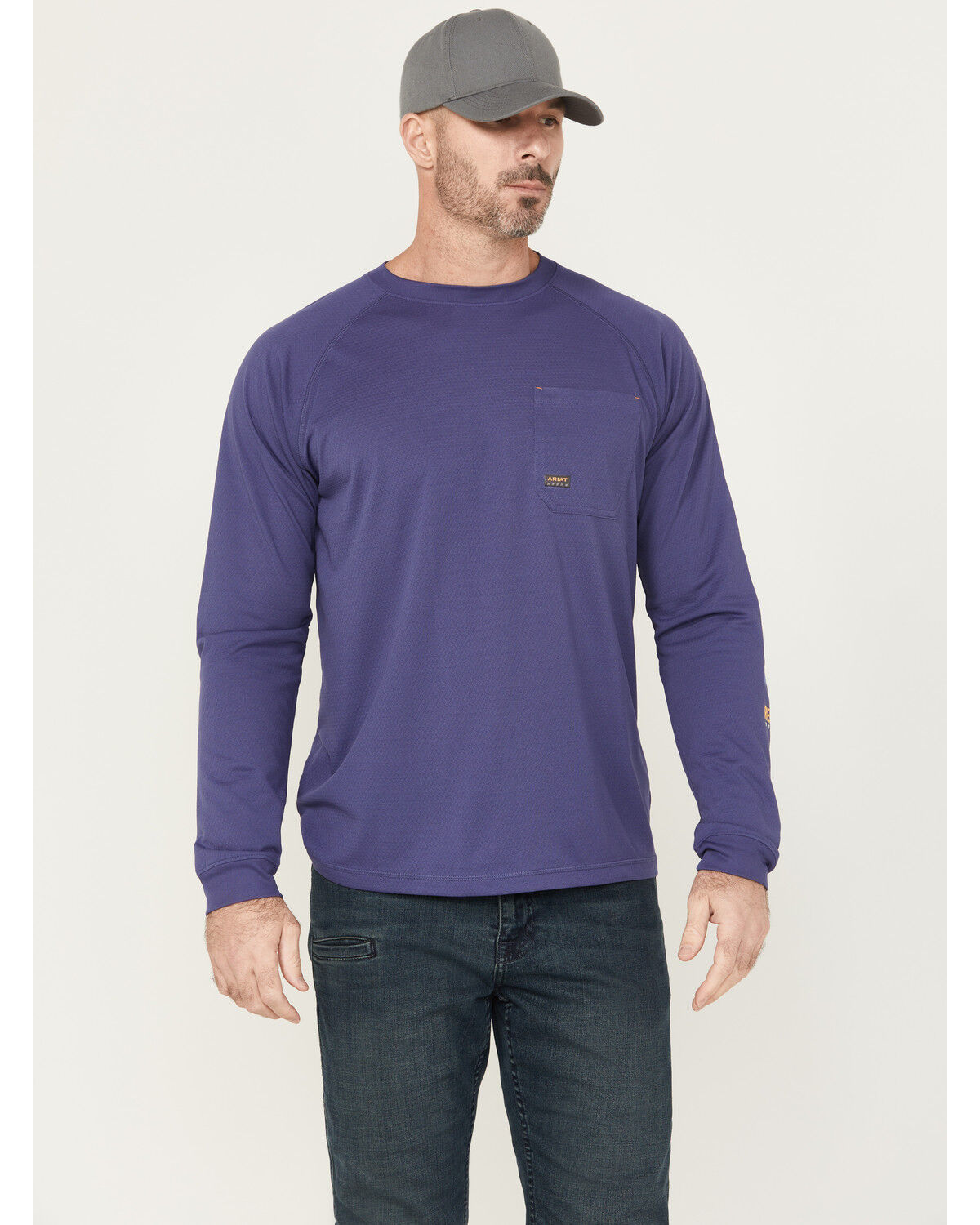 Ariat Men's Rebar Heat Fighter Long Sleeve Work Shirt - Big