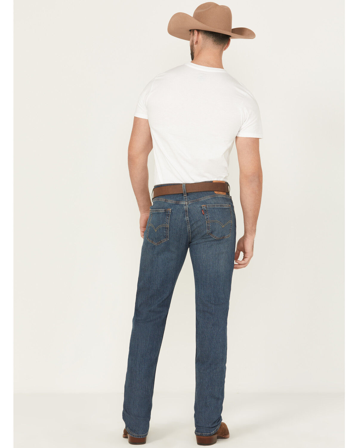 Levi's Men's 514 Medium Wash Straight Stretch Denim Jeans