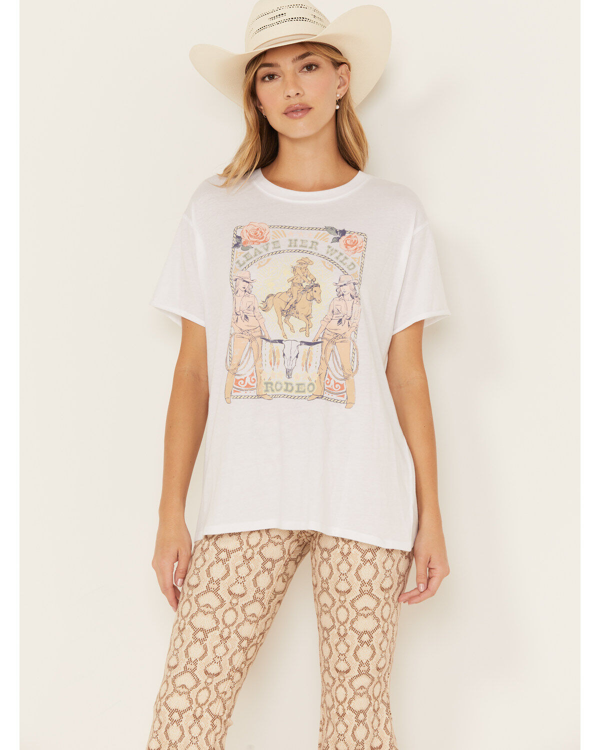 White Crow Women's Leave Her Wild Graphic Tee