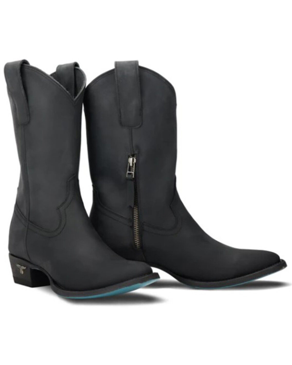 Lane Women's Plain Jane Midi Western Boots - Round Toe