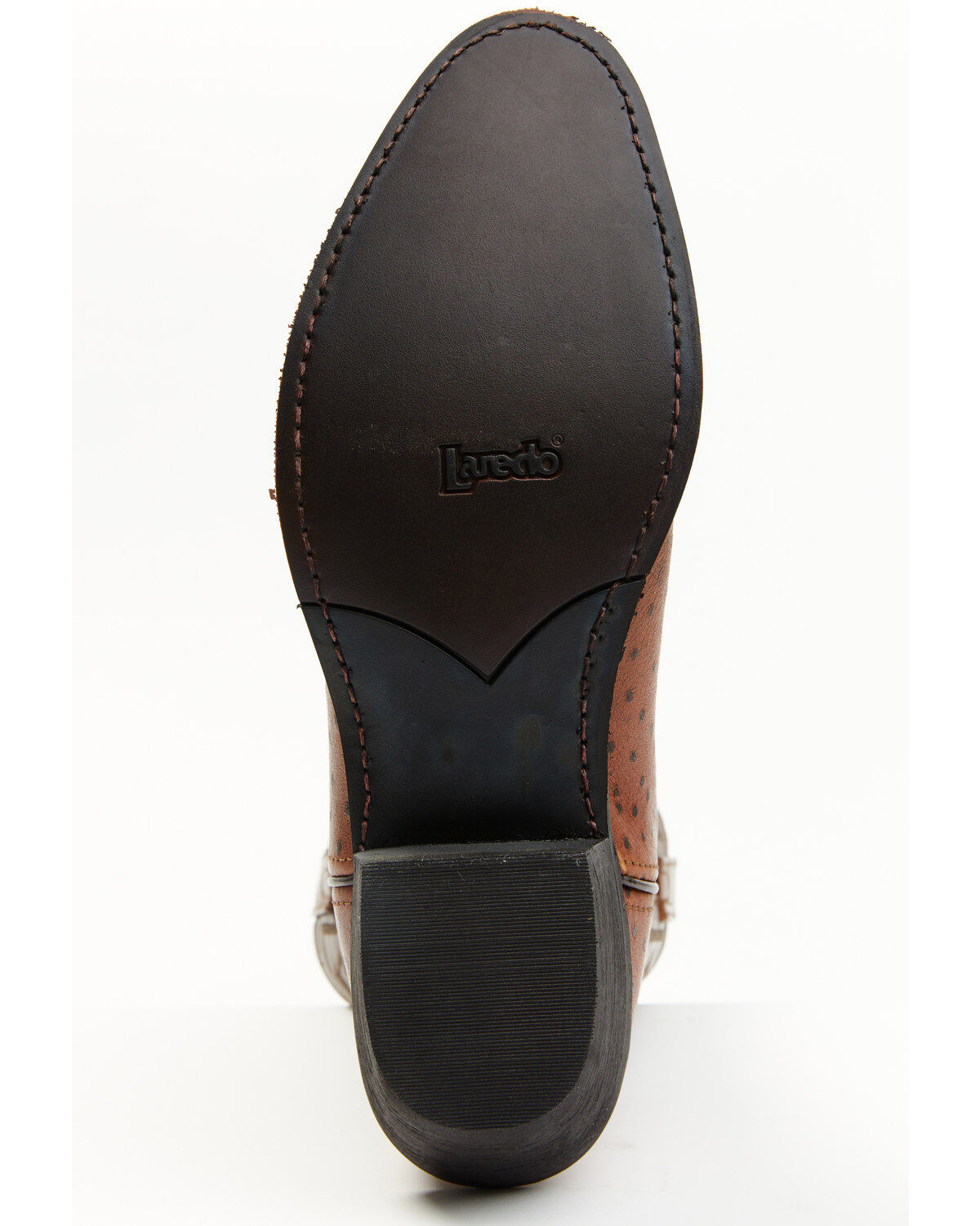 Laredo Men's Ostrich Print Western Boots - Round Toe