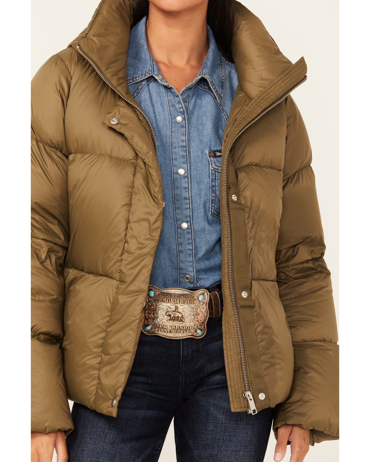 Roper Women's Lightweight Parachute Puffer Jacket