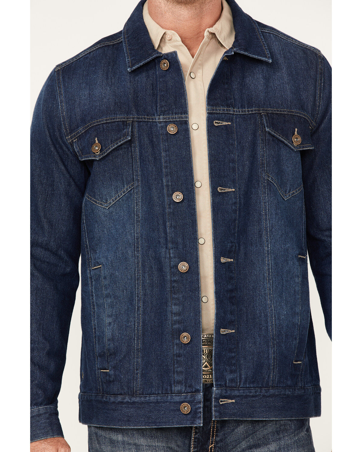 Cody James Men's Coasting Medium Wash Unlined Denim Jacket