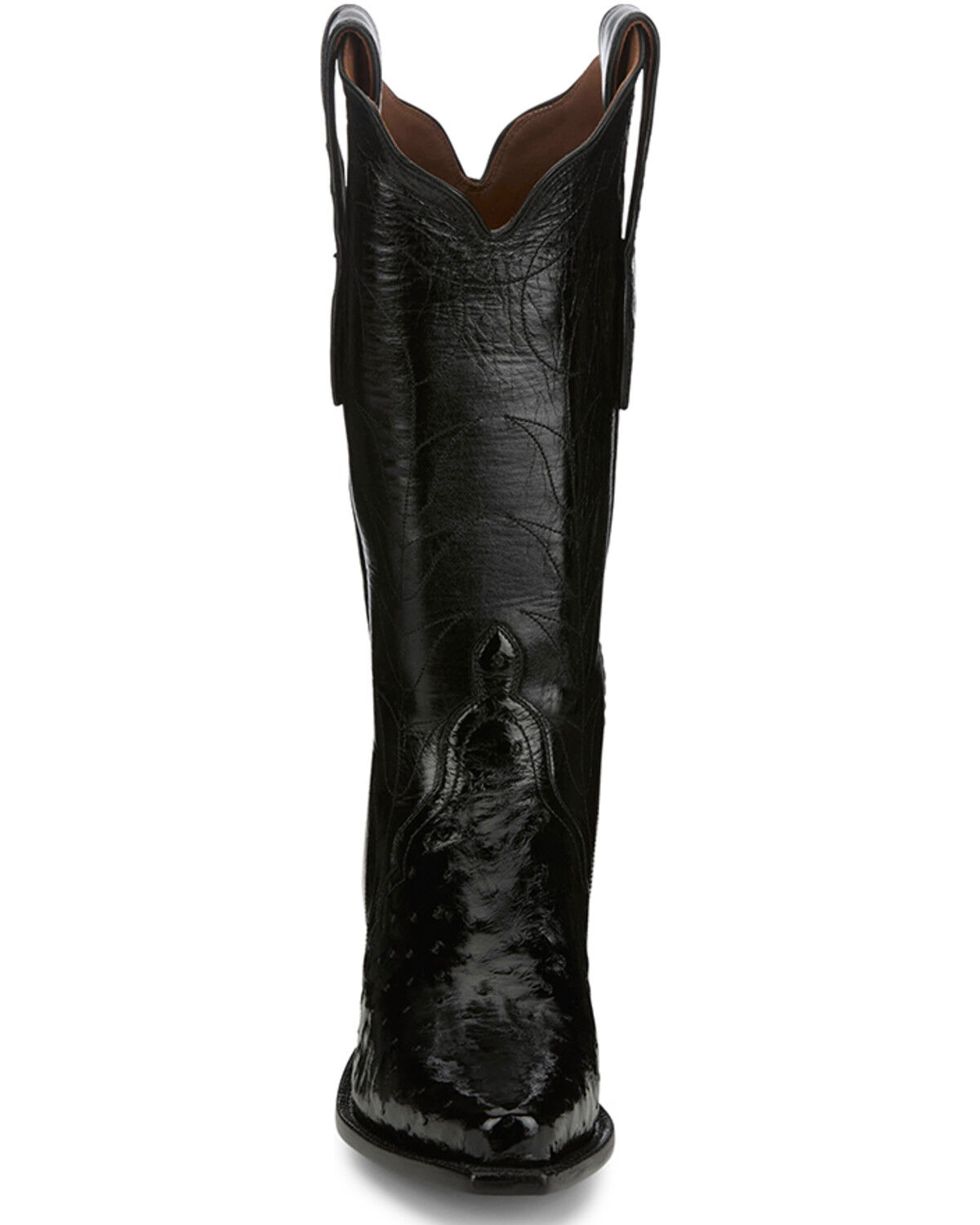Tony Lama Women's Boot Barn Exclusive Exotic Ostrich Western Boots - Snip Toe