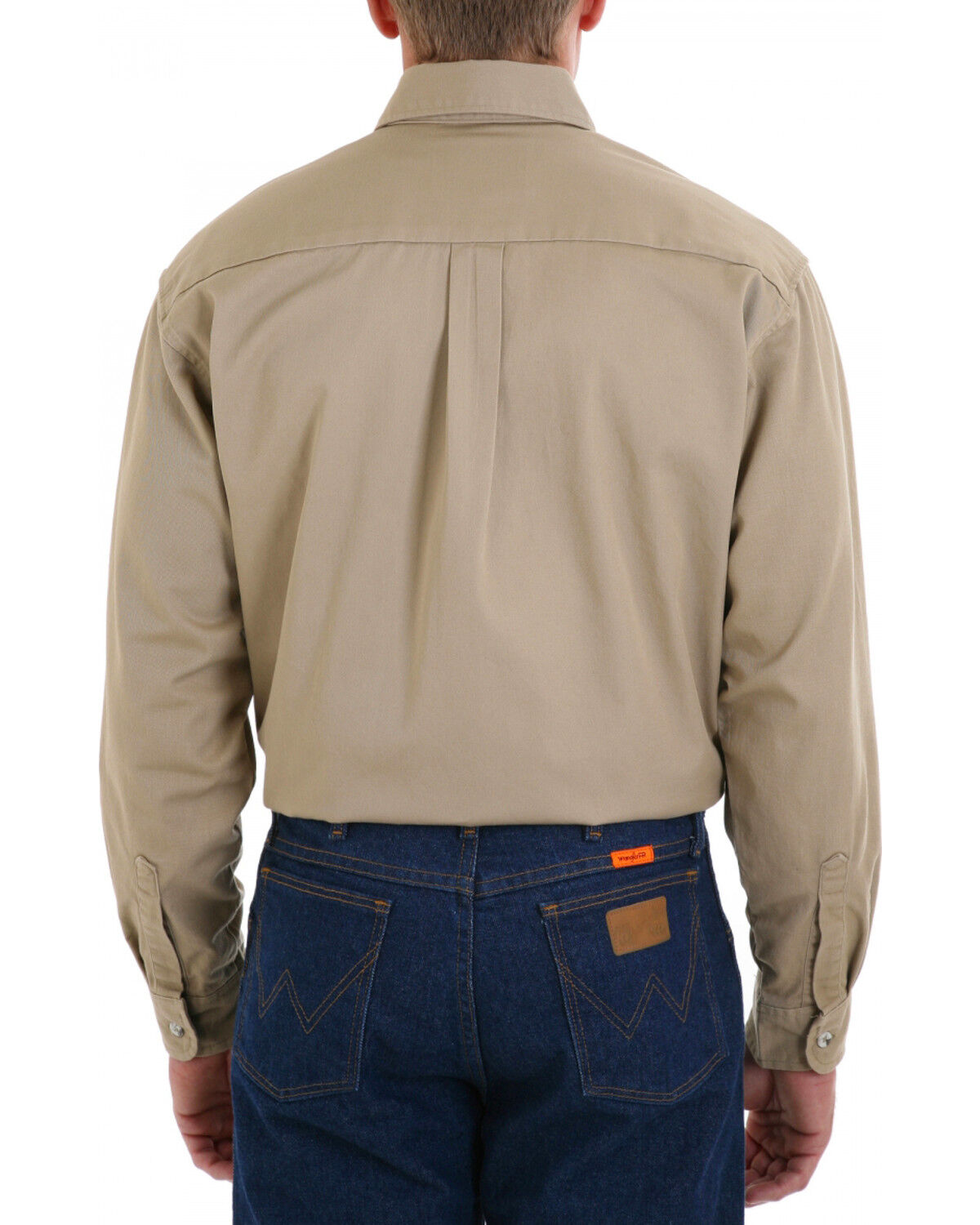 Wrangler Riggs Men's FR Long Sleeve Button Down Work Shirt