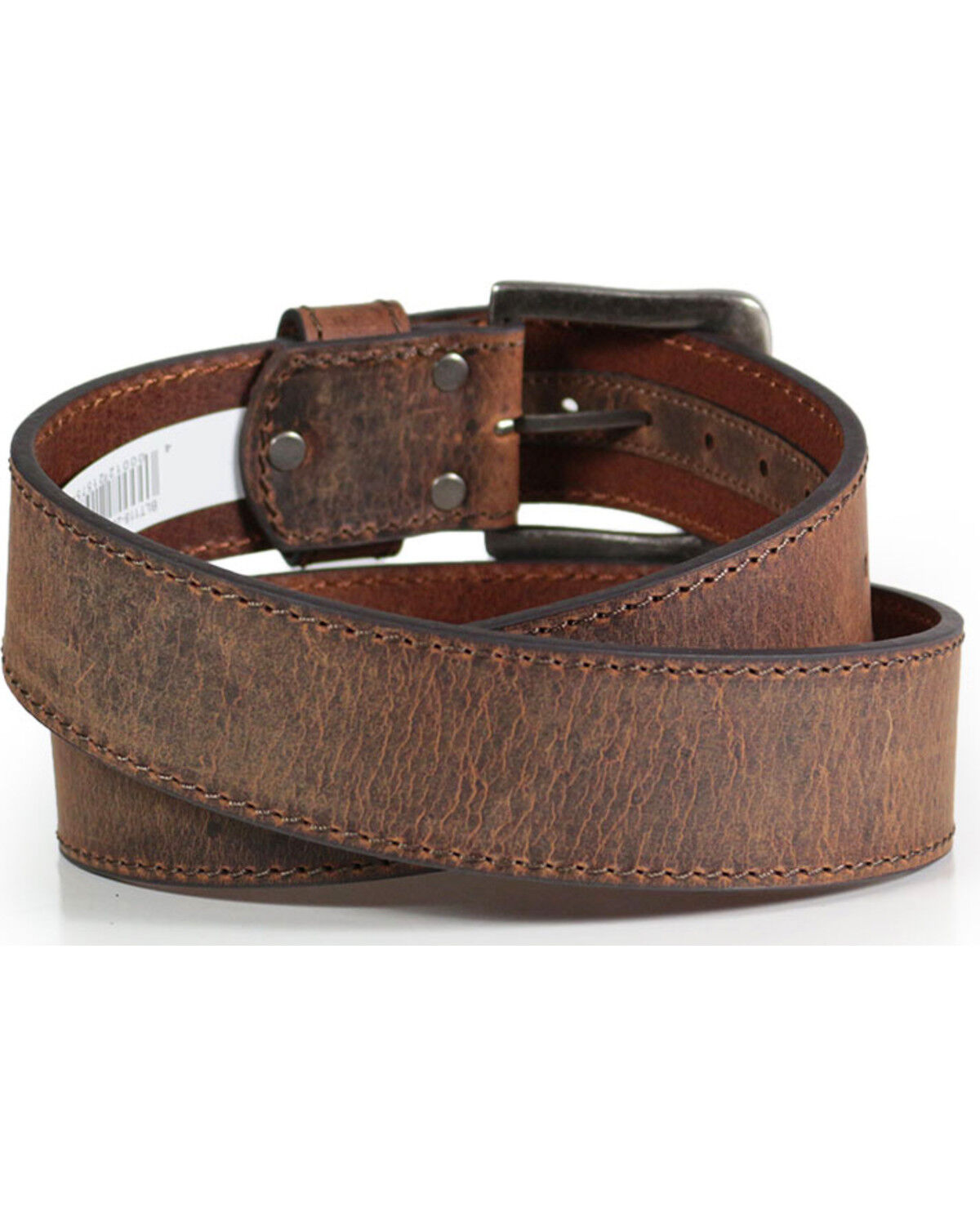 American Worker Men's Wide Leather Belt