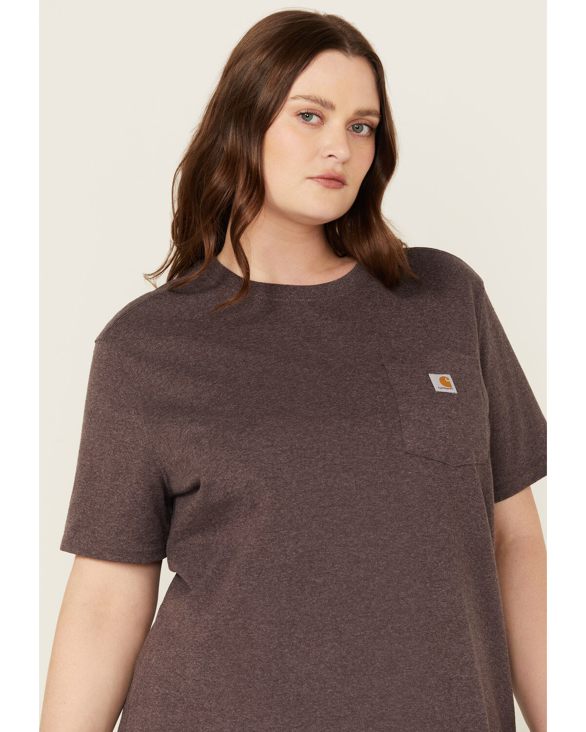 Carhartt Women's Heavyweight Pocket Short Sleeve Work Tee - Plus