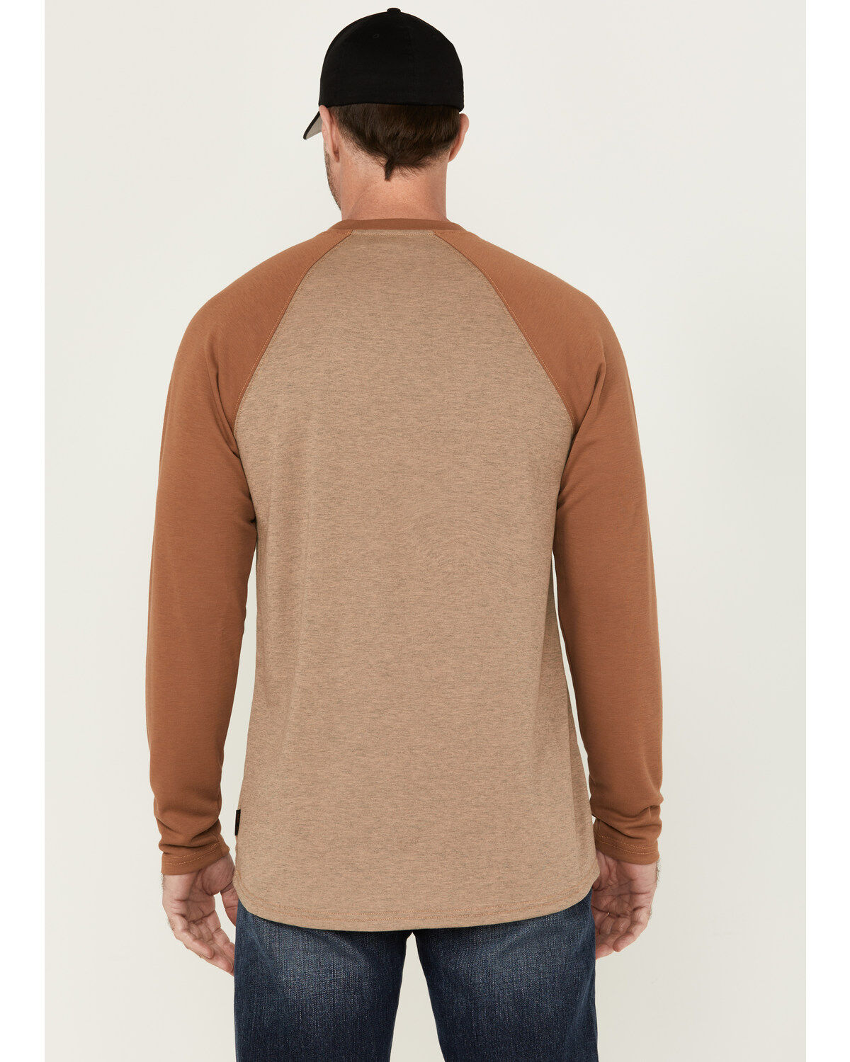 Cody James Men's FR Bronze Raglan Long Sleeve Henley Work Shirt
