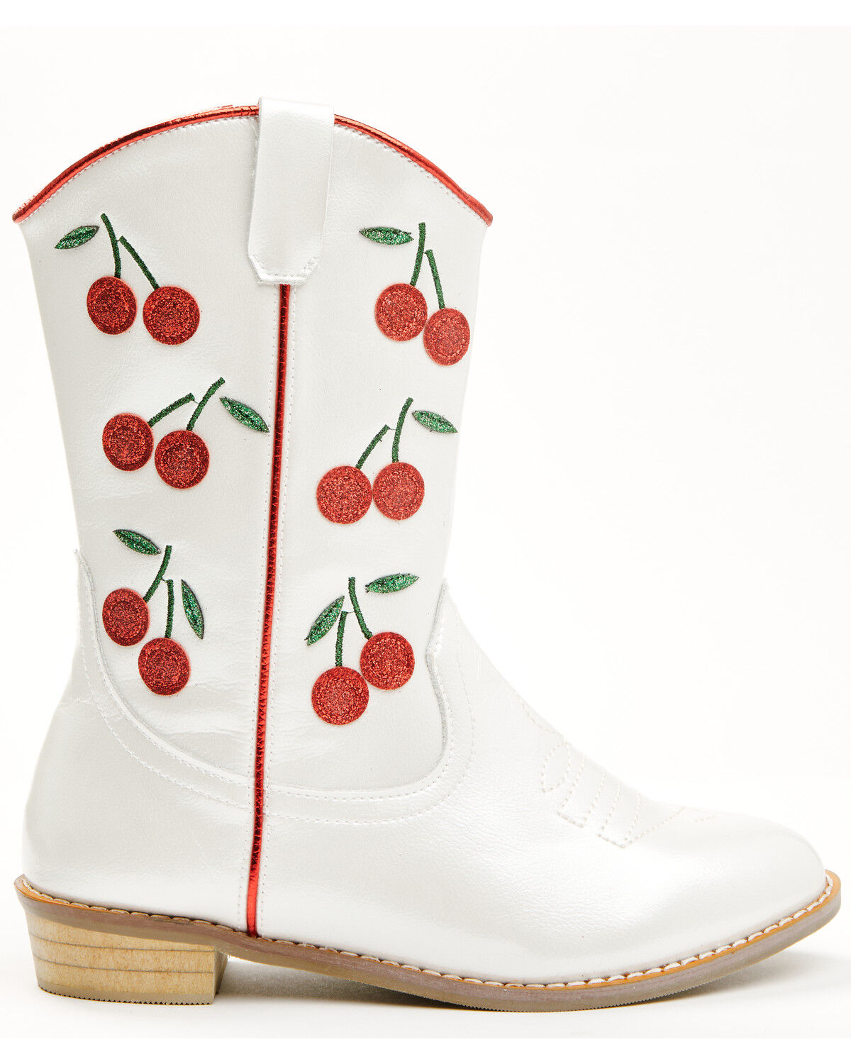 Wild + Rae Girls' Cherry Western Boots - Round Toe