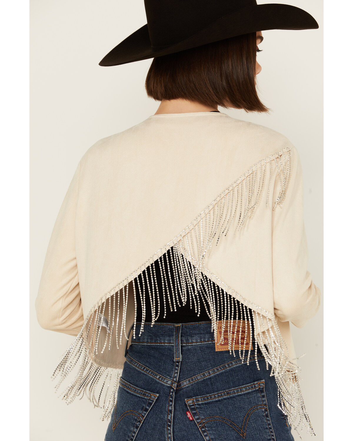 Vocal Women's Rhinestone Fringe Jacket