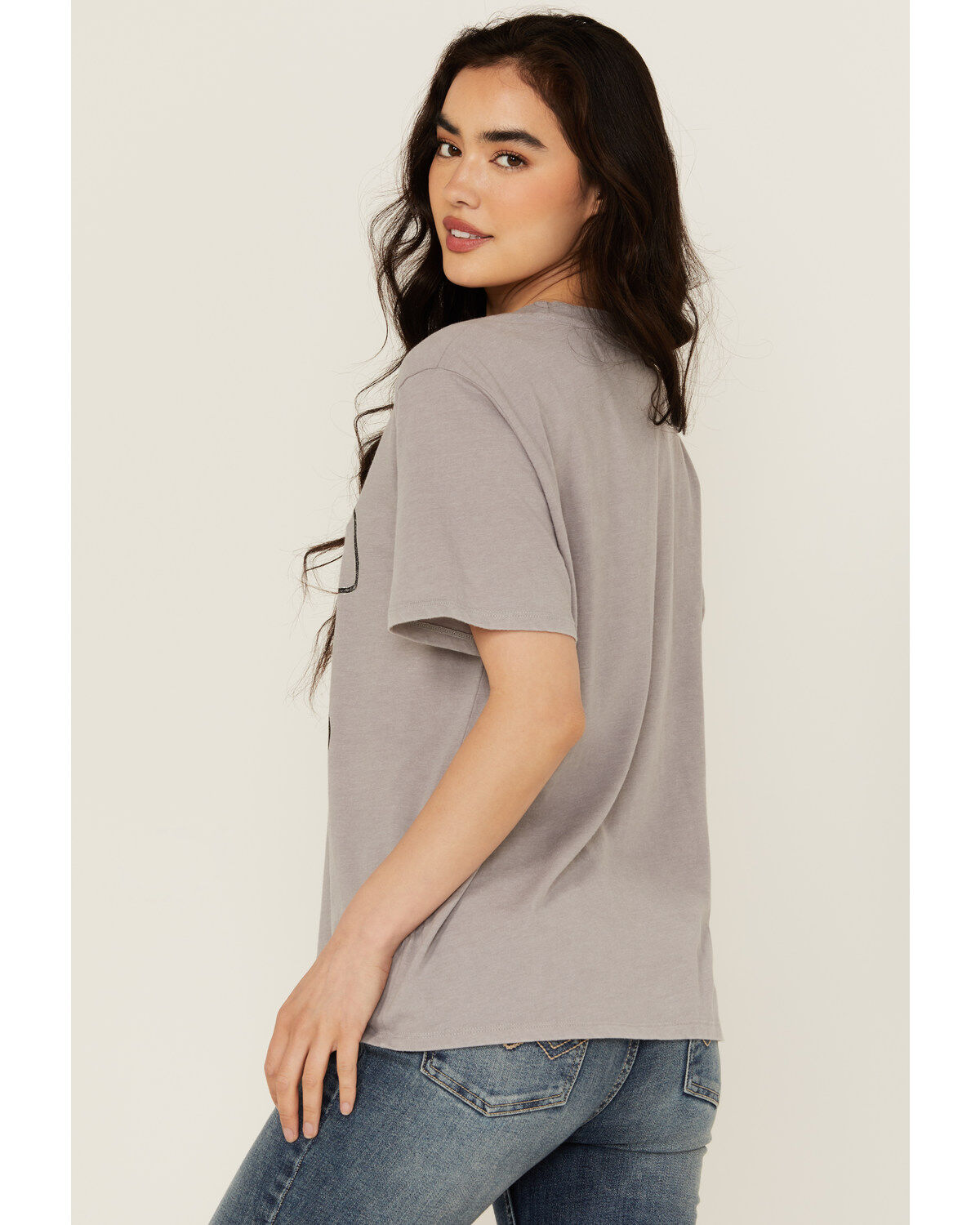 Blended Women's Howdy Skeleton Short Sleeve Graphic Tee