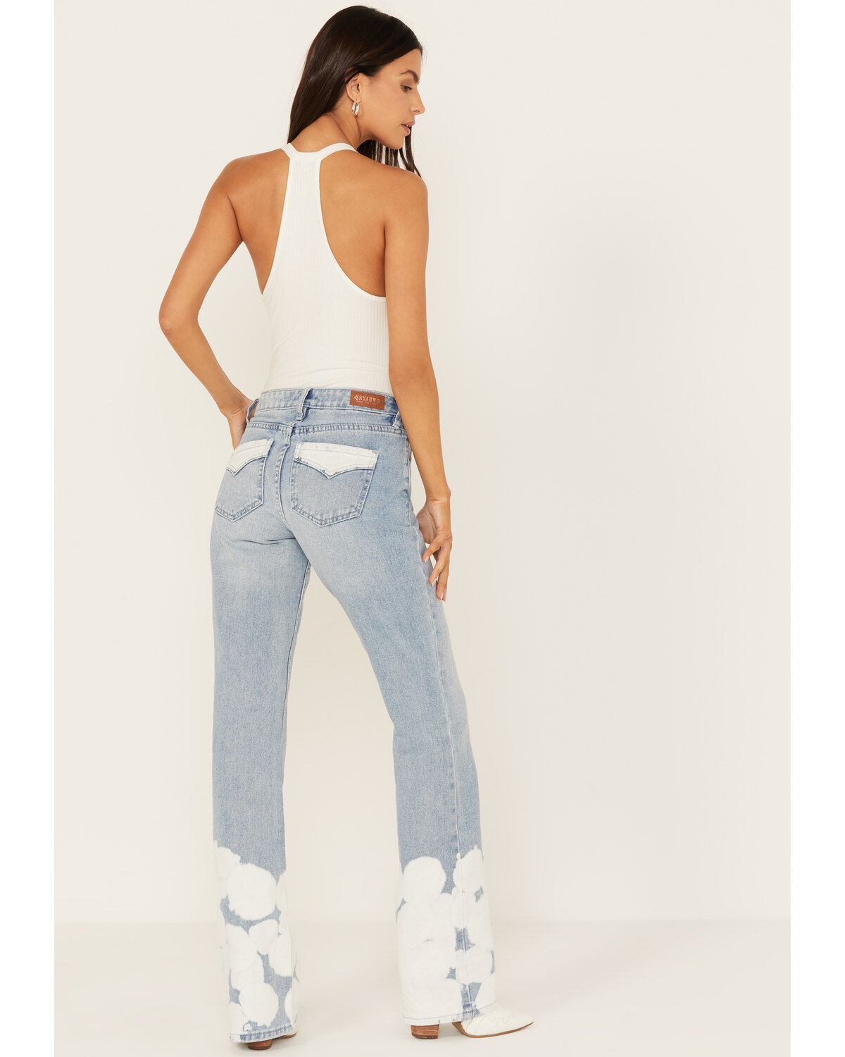 Shyanne Women's Wild Indigo Light Wash Mid Rise Bootcut Jeans