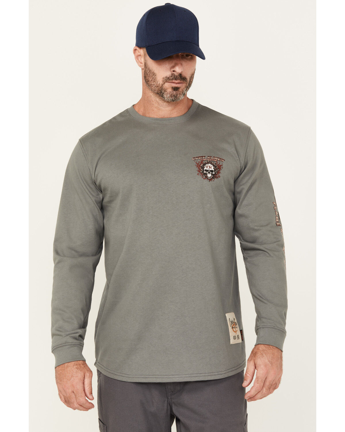Cody James Men's FR Pyro Long Sleeve Graphic T-Shirt