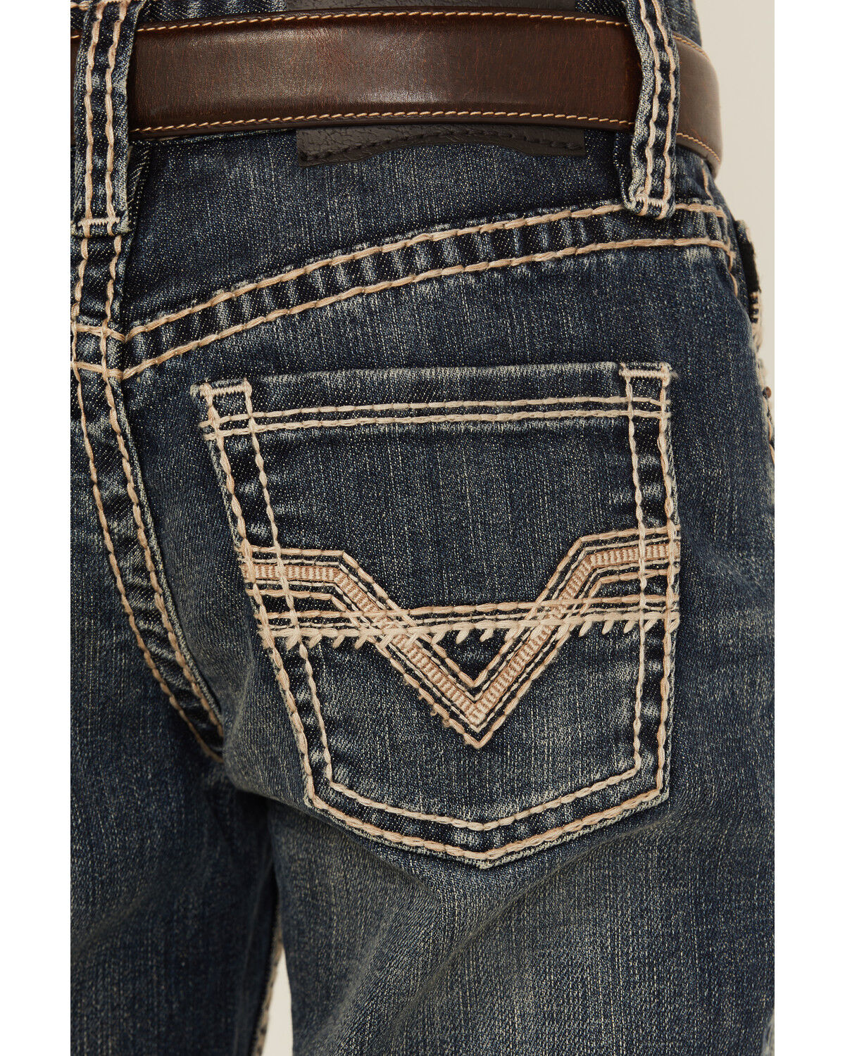 Panhandle Boys' Dark Wash Vintage Revolver Denim Jeans
