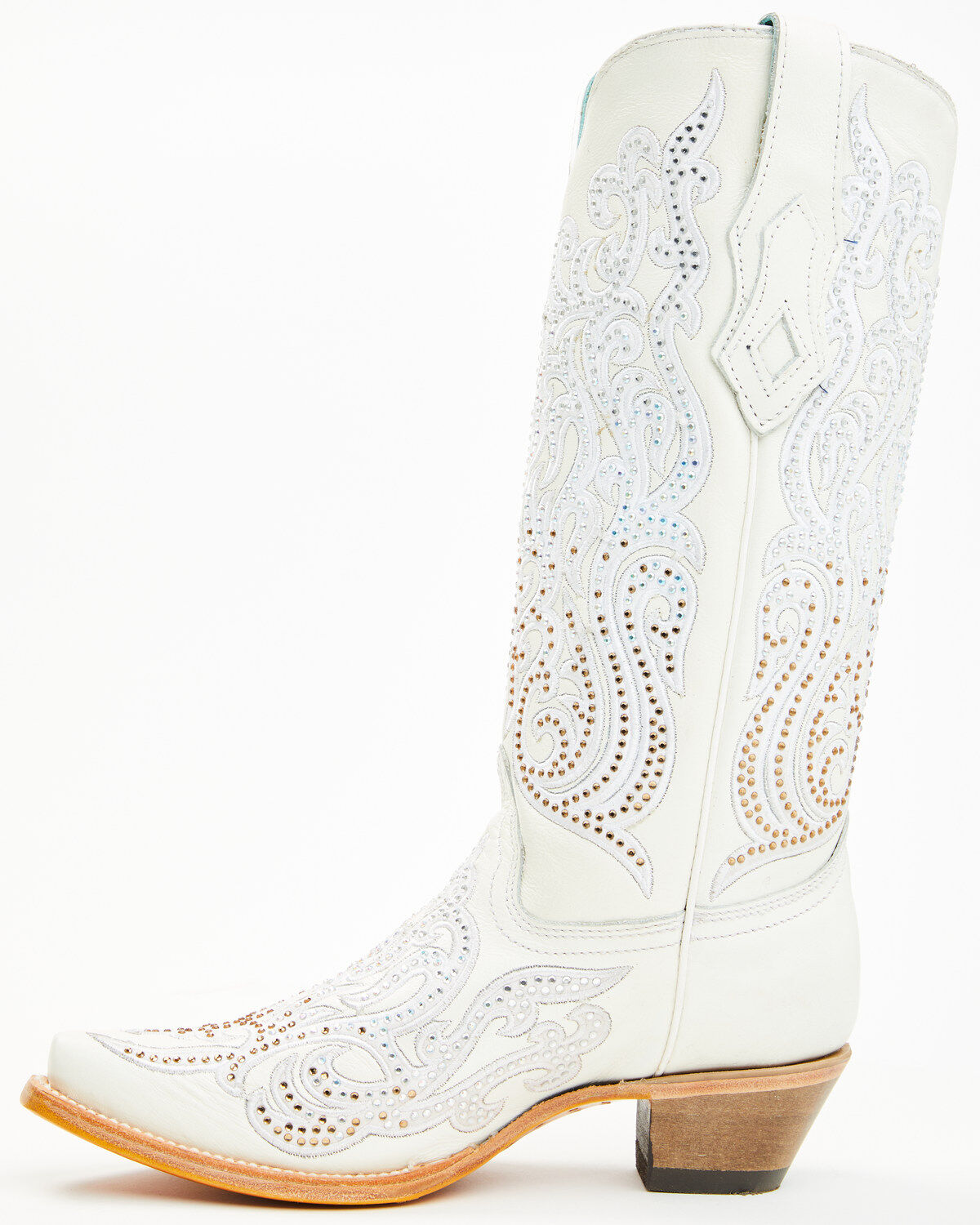 Corral Women's Crystal Embroidered Western Boots - Snip Toe