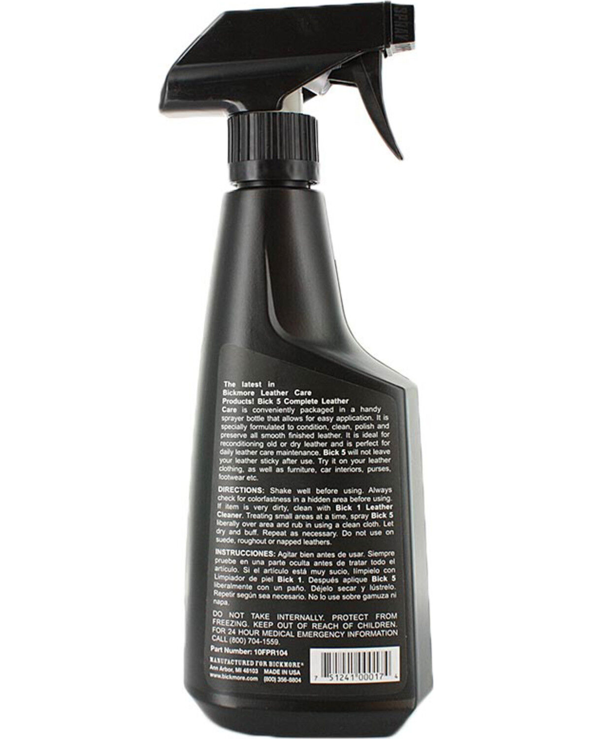Bickmore Bick 5 Complete Leather Care Spray Bottle