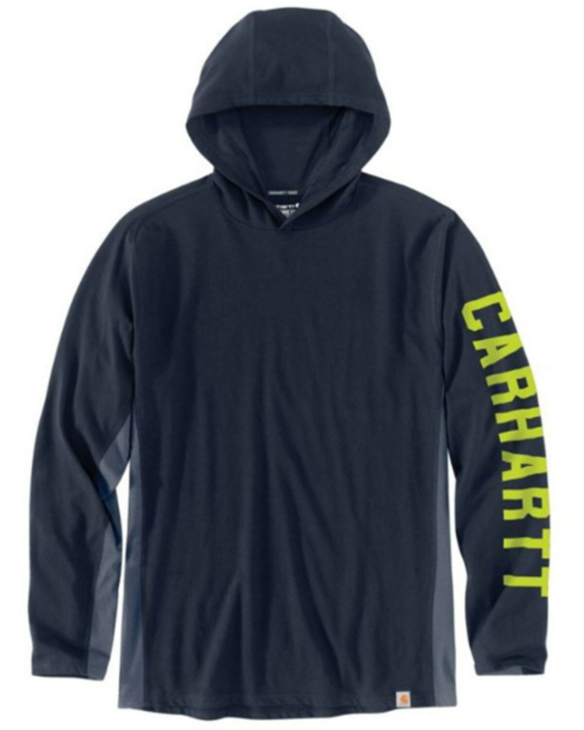 Carhartt Men's Force Relaxed Fit Midweight Long Sleeve Logo Graphic Hooded Work Shirt