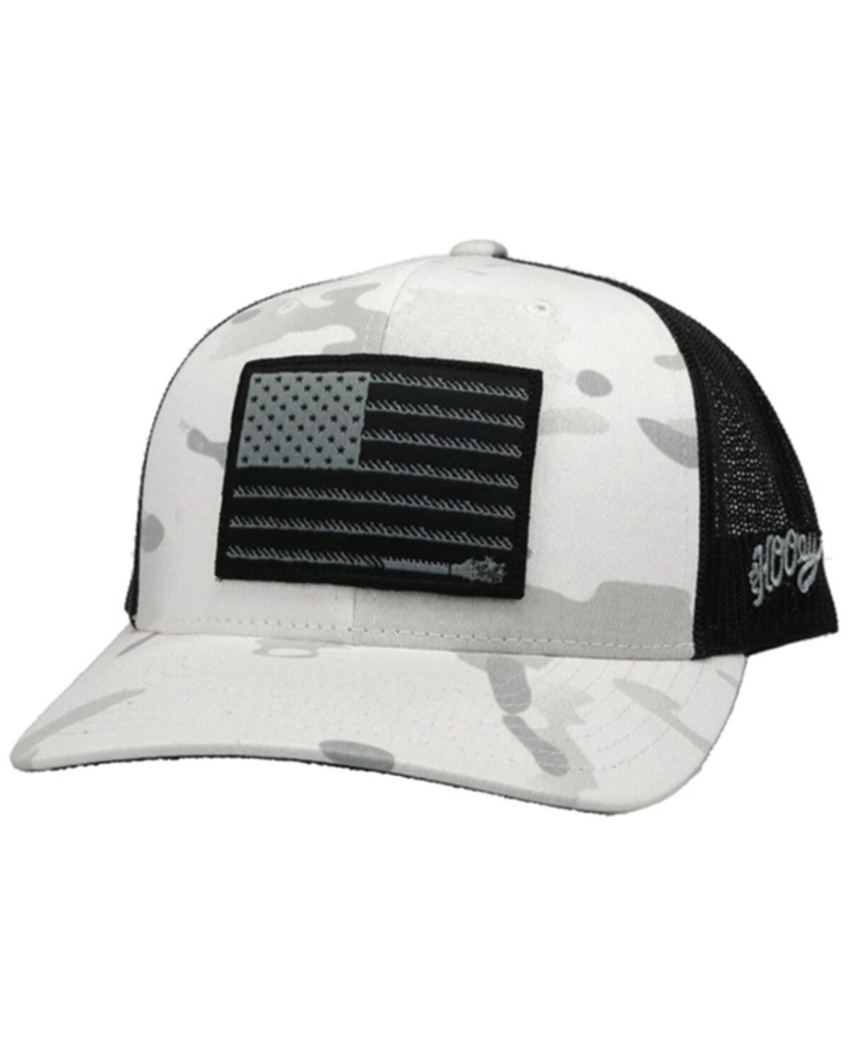 Hooey Men's Liberty Roper Camo Print Trucker Cap