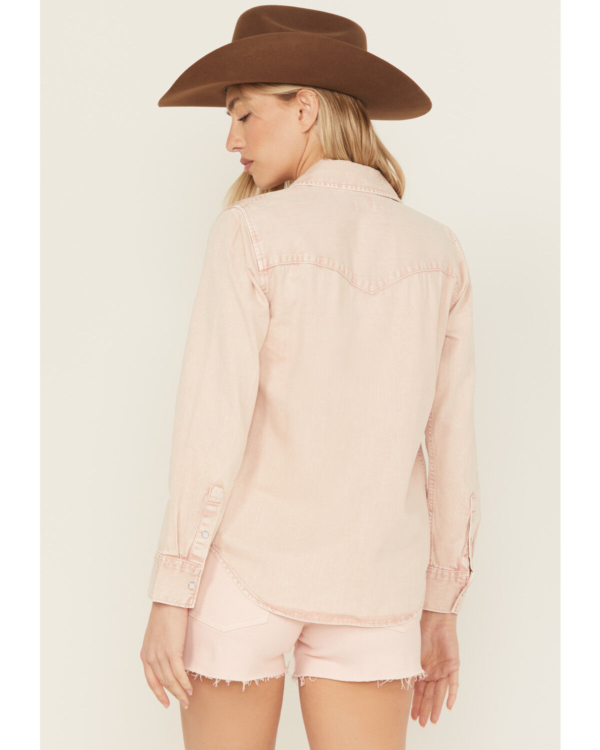 Levi's Women's Denim Long Sleeve Snap Western Shirt